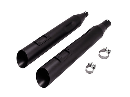 4.5in. Backslash Slip-On Mufflers - Black. Fits Touring 2017up