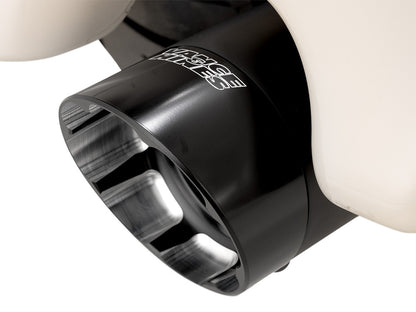 4.5in. Razorback Slash Cut Slip-On Mufflers - Black with Black End Caps. Fits Touring 2017up