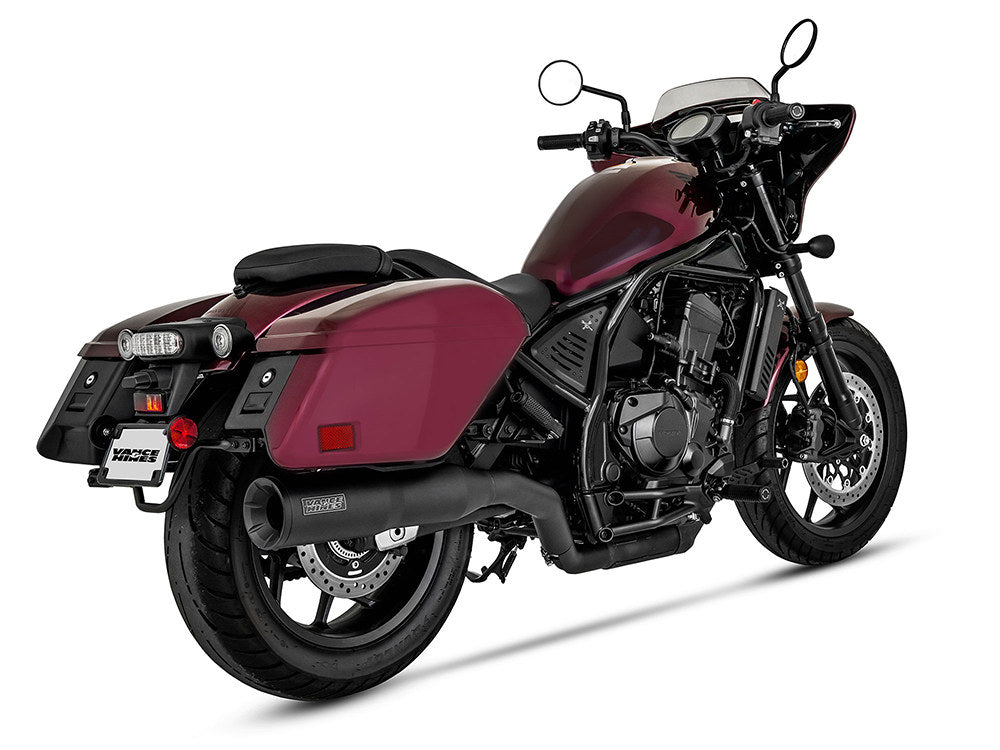 Hi-Output Slip-On Muffler - Black. Fits Honda CMX / Rebel 1100T 2023up