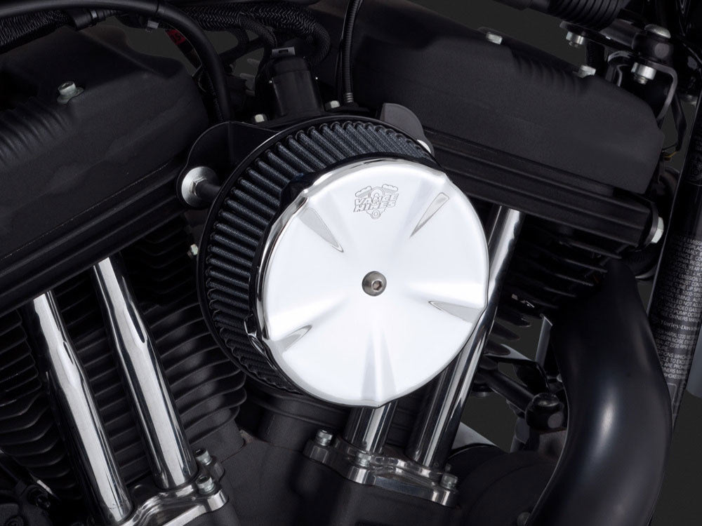 VO2 Skullcap - Chrome. Fits Vance & Hines VO2 Naked Air Intake