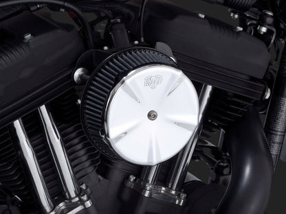 VO2 Skullcap - Chrome. Fits Vance & Hines VO2 Naked Air Intake