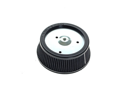 VO2 Naked Air Cleaner Kit. Fits Softail 2000-2015, Dyna 1999-2007, Touring 1999-2007 with CV Carb or Cable Operated Delphi EFI
