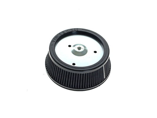 VO2 Naked Air Cleaner Kit. Fits Softail 2000-2015, Dyna 1999-2007, Touring 1999-2007 with CV Carb or Cable Operated Delphi EFI