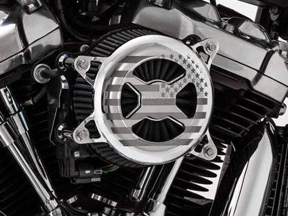 VO2 America Air Cleaner Kit - Chrome. Fits Touring 2017-2024 & Softail 2018-2024