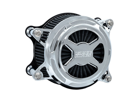 VO2 X Air Cleaner Kit - Chrome. Fits Touring 2017-2024 & Softail 2018-2024