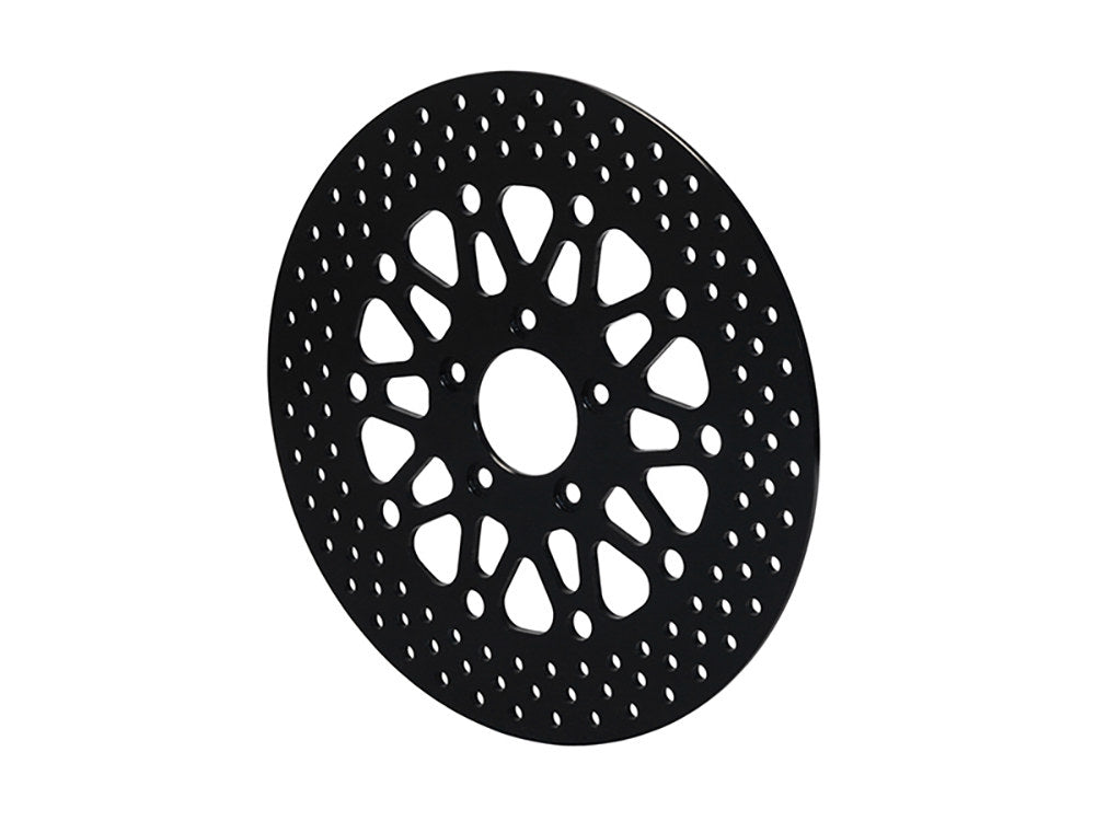 11.5in. Rear Disc Rotor - Black Stainless Steel. Fits Big Twin 2000up & Sportster 2000-2010.