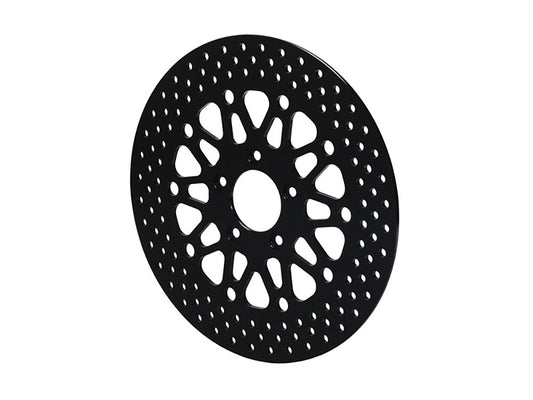 11.5in. Rear Disc Rotor - Black Stainless Steel. Fits Big Twin 2000up & Sportster 2000-2010.