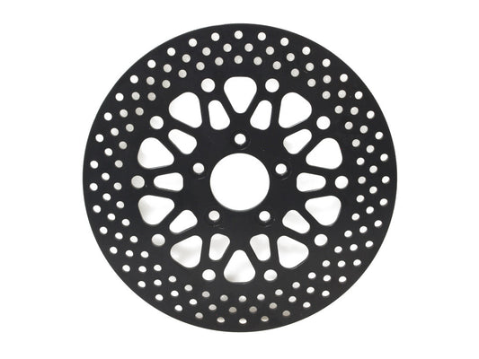 11.8in. Rear Disc Rotor - Black Stainless Steel. Fits Touring 2008up.