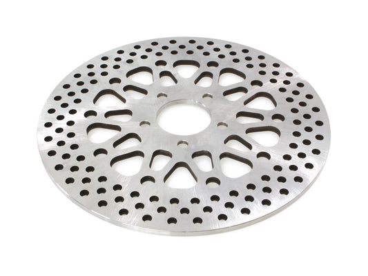 11.8in. Rear Disc Rotor - Bright Stainless Steel. Fits Touring 2008up.