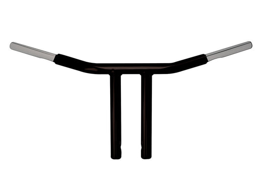 10in. x 1-1/4in. Chubby Chopper T-Bar Handlebar - Gloss Black.