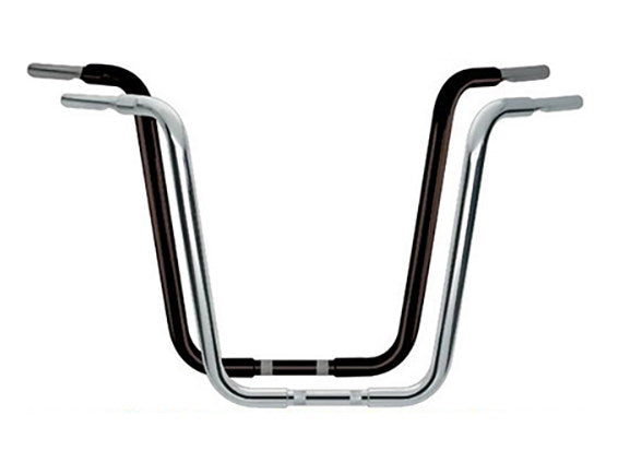 18in. x 1-1/4in. Chubby Ape Hanger Handlebar - Chrome.