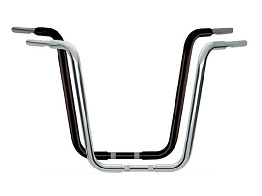 18in. x 1-1/4in. Chubby Ape Hanger Handlebar - Chrome.