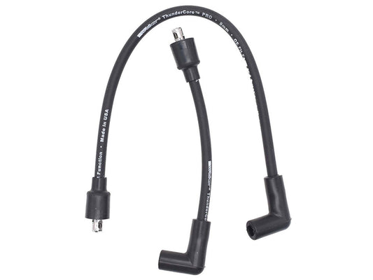 8mm Spark Plug Wire Set - Black. Fits Softail 1984-1999, Dyna 1991-1998, FL 1965-1979, FX 1965-1985 and Sportster 1965-1985.
